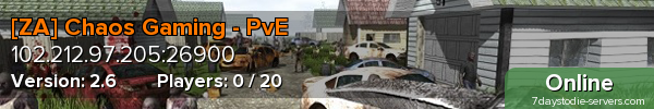[ZA] Chaos Gaming - PvE