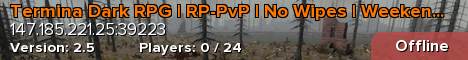 Termina Dark RPG | RP-PvP | No Wipes | Weekend Raids