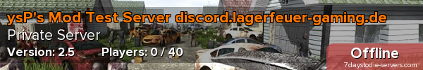 ysP's Mod Test Server discord.lagerfeuer-gaming.de