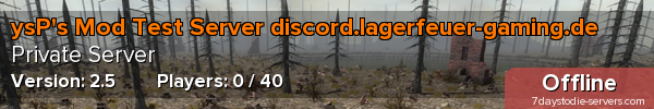 ysP's Mod Test Server discord.lagerfeuer-gaming.de
