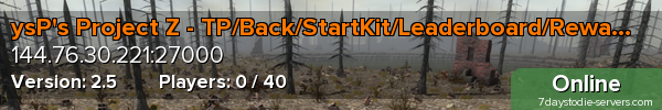 ysP's Project Z - TP/Back/StartKit/Leaderboard/Rewards/Shop