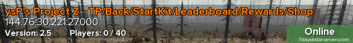 ysP's Project Z - TP/Back/StartKit/Leaderboard/Rewards/Shop