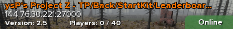 ysP's Project Z - TP/Back/StartKit/Leaderboard/Rewards/Shop