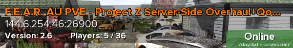 F.E.A.R. AU PVE - Project Z Server-Side Overhaul+QoL Addons