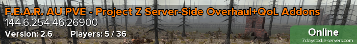 F.E.A.R. AU PVE - Project Z Server-Side Overhaul+QoL Addons