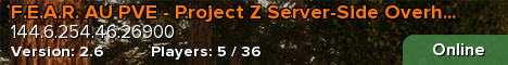 F.E.A.R. AU PVE - Project Z Server-Side Overhaul+QoL Addons