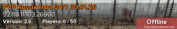 PVP Russia Hard 24/7 30.01.26