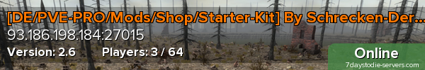 [DE/PVE-PRO/Mods/Shop/Starter-Kit] By Schrecken-Der-Nacht