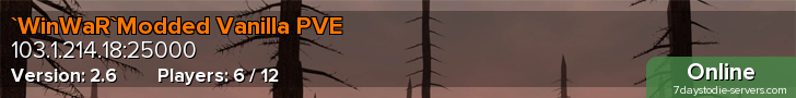 `WinWaR`Modded Vanilla PVE