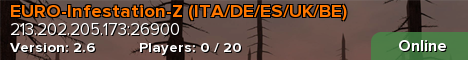 EURO-Infestation-Z (ITA/DE/ES/UK/BE)