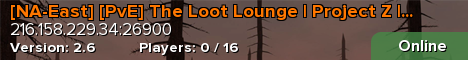[NA-East] [PvE] The Loot Lounge | Project Z | Fresh Wipe