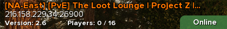 [NA-East] [PvE] The Loot Lounge | Project Z | Fresh Wipe