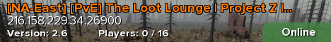 [NA-East] [PvE] The Loot Lounge | Project Z | Fresh Wipe