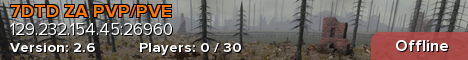 7DTD ZA PVP/PVE