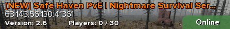 [NEW] Safe Haven PvE | Nightmare Survival Server