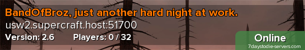 BandOfBroz, just another hard night at work.