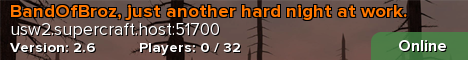 BandOfBroz, just another hard night at work.