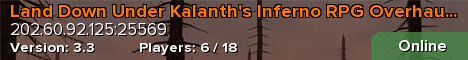 Land Down Under Kalanth's Inferno RPG Overhaul PVE