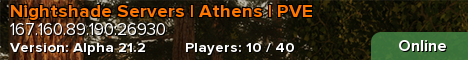 Nightshade Servers | Athens | PVE