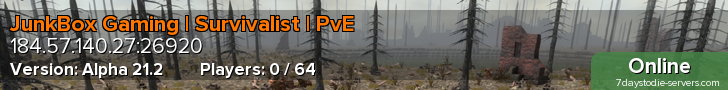 JunkBox Gaming | Survivalist | PvE